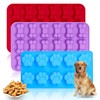 RUGVOMWM Silicone Ice Molds Trays with Puppy Dog Paw and