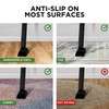 Sliding Door Security Bar, Door Jammer 2-in-1 Adjustable, Door Stoppers