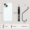 susswiff 10-Pack Wall Hooks for Hanging Coat: 10KG Metal Strong