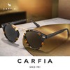 CARFIA Small Acetate Polarized Sunglasses for Women UV Protection, Retro