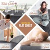 Utopia Bedding Flat Sheet - Soft Brushed Microfiber Fabric -