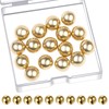 Gootaimi 16 pcs 3/8” Precision Solid Brass Bearing Balls, Brass