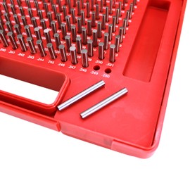 HFS(R) M1 Plus Steel Pin Gage Set with Storage Case for Carpenters and Home Improvement 190 PCS 0.061-0.250"