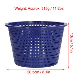 TOPINCN Skimmer Basket Pool Pump Basket Skimmer Filter Basket Accesorio Sp1070 Accesorios Herramientas de Limpieza de Piscinas Skimmer Basket