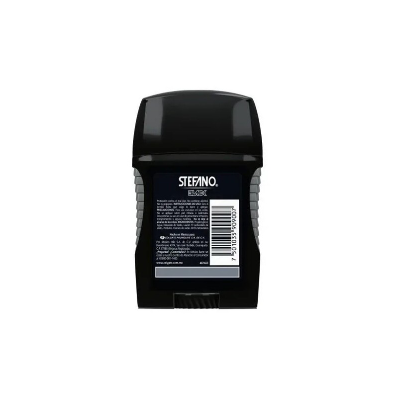 Desodorante En Barra Stefano Original Black Para Hombre 60g