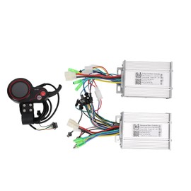 Pyhodi Dual Drive 36/48V 450W Electric Bike Brushless Controller Kit with Backlight, LH100 Color LCD Display for 0.9in Handlebar, for Electric , Scooters