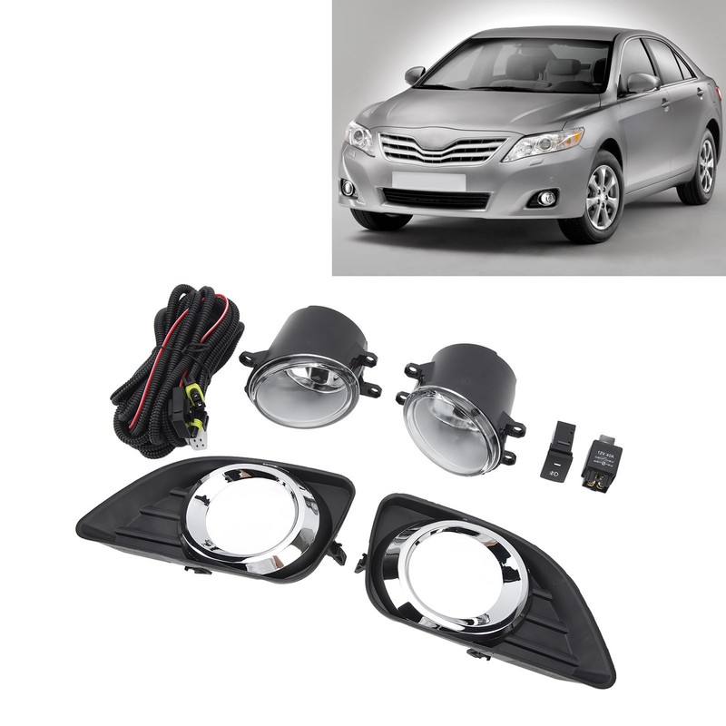 2 Pcs Fog Light Trim Set 52040 06090 Driving Front