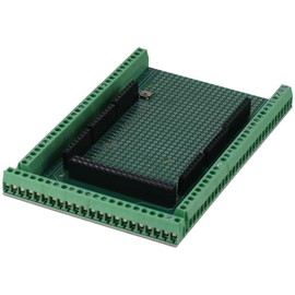 HOBBYIN Dual-Sided PCB Prototype Screw Terminal Expansion Board, Prototype Screw/Terminal Block Shield Board Kit for Arduino MEGA-2560 R3