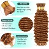 1WS #30 Deep Wave Braiding Hair Extensions 16 16 16