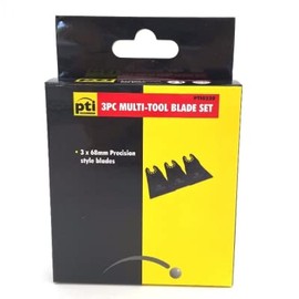 PTI 68mm Oscillating Multi Tool Precison Plunge Cutter Blade 3pc Set