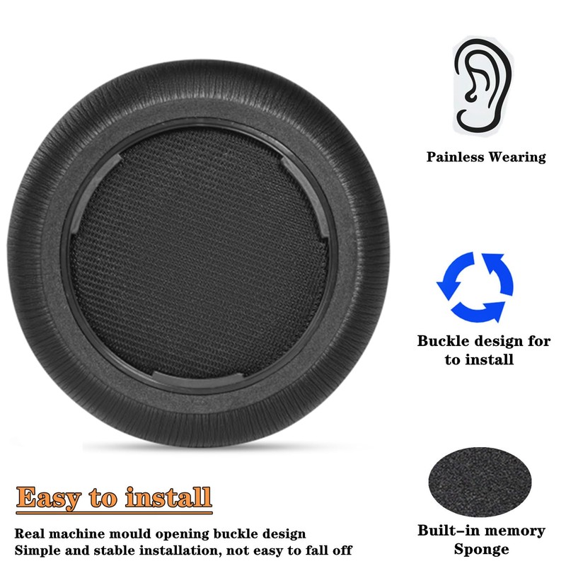 YunYiYi MMX100 Replacement Ear Pads Compatible with Beyerdynamic MMX150 MMX100