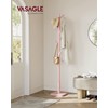 VASAGLE Solid Wood Coat Rack, Free Standing Hall Coat Tree