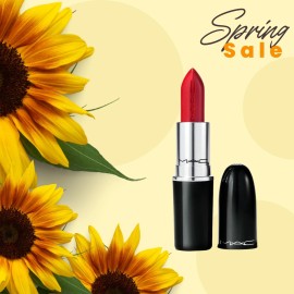 M·A·C MAC Lustreglass Sheer-Shine Lipstick 502 Cockney 0.1 Oz / 3g