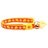 Cheese Cat Collar with Charm & Bell | Safety Breakaway