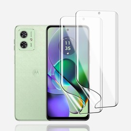KoasVonson Screen Protector for Motorola Moto G54, Pack of 2 TPU Protective Film Soft HD Clear Flexible Transparent Hydrogel Film TPU Film