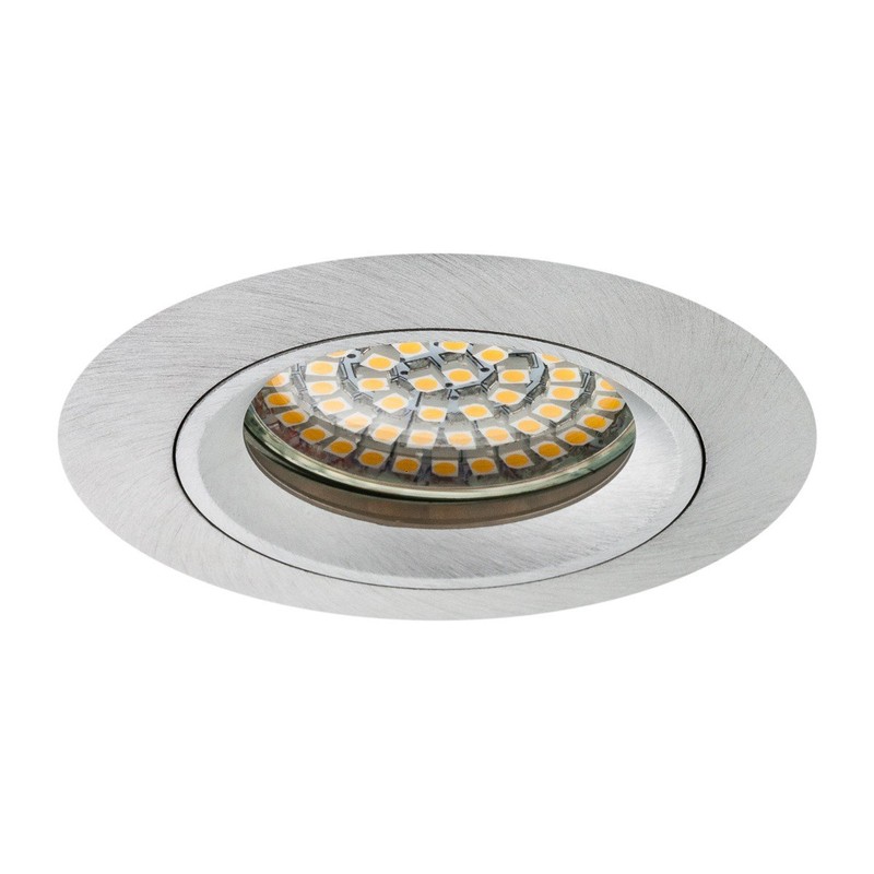 Sebson Recessed Luminaire / Recessed Spotlight, Silver (LED / Halogen)