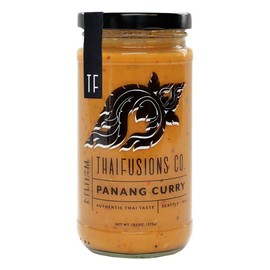 Thaifusions Curry Sauce Gift Set | Panang & Vegan Massaman Sauces with Tasting Spoon Bundle by Gifts from the Pacific Northwest