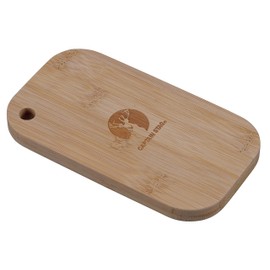 Captain Stag UP-2690 Bamboo Cutting Board, Pot Mat, Plate, Cutting Board for Aluminum Square Cookers, Natural, Product Size: Approx. 6.1 x 3.5 x 0.4 inches (156 x 88 x 11 mm)