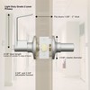BRINKS Commercial - Light Duty Privacy Door Lever, Satin Chrome