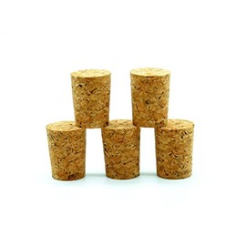 AlcoFermBrew Cork Bung 26/24mm x 5 – Tapered Cork Bung | Cork Plug | Cork Stopper
