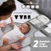 PZU Portable Changing Pad for Baby - Foldable Travel Diaper