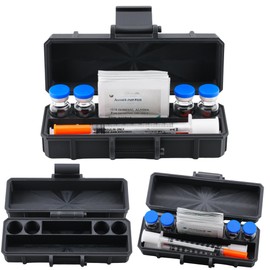 Medical Storage Case for 3ml Vials, Alcohol Pads, 30ml Water, and Syringes, Travel Organizer, Multiple Sizes (Small Case)