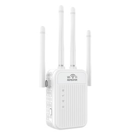 2025 WiFi Extender R09, Long Range 13,355 Sq.ft, Dual-Band Signal Booster for Home/Office, 8X Faster Speed, Ethernet Port, 1-Tap Setup