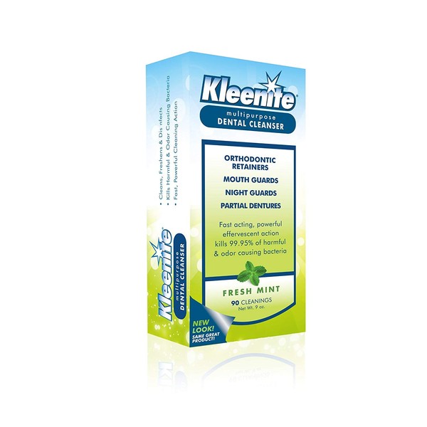 Kleenite Kleenite Dental Cleanser Fresh Mint, Fresh Mint 9 Oz, Pack of 3
