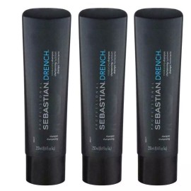 Sebastian Drench Moisturizing Shampoo 8.4oz [Pack of 3]