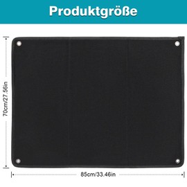 Patches Velcro, 85 x 70 cm, Tactical Military Patch Holder, Wall Velcro Surface Velcro Mat, Tactical Patch Display Board Organiser, Display Board with Eyelets for Stickers, Stamps, Badges