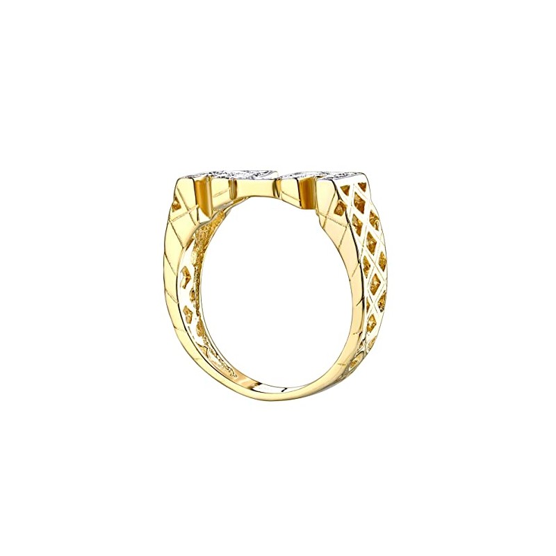 Old English Jewellers 9ct Yellow Gold on Silver MUM Ring