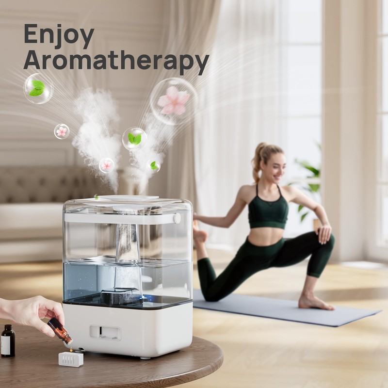 CHIVALZ 6L Humidifiers for Bedroom Large Room Home, Cool Mist