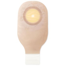 Hollister 8031 Premier 1-Piece 12” Drainable Ostomy Pouch & Flat FlexWear Skin Barrier, Pack of 10, Ultra-Clear, Cut-to-Fit up to 2-1/2” – Adhesive Barrier (Tape)