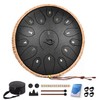 Steel Tongue Drum, 12 Inch 15 Note Tongue Drums, Handpan
