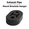 Osilly Car Exhaust Hanger, Rubber Insulator Bushing Mount, 2 Holes