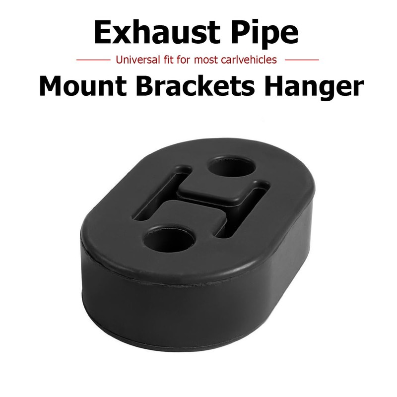 Osilly Car Exhaust Hanger, Rubber Insulator Bushing Mount, 2 Holes