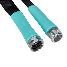 Garden Hose, Lightweight, Durable Fiber Jacket, Flexible & Kink Free, Non-Expandable Water Hose (50 foot x 5/8 inch) Easy Handling in All-Weather Conditions 700009 by New England Garden Tools (50)