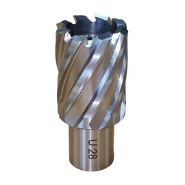 28mm Broaching Cutter For Magnetic Drill Universal Fitting Mag Drilling Bit Annular cutter 12-32mm Diameter x 25 mm Length HSS Rotabroach Type Annular Mag Drill Broach Hole Cutter for Steel