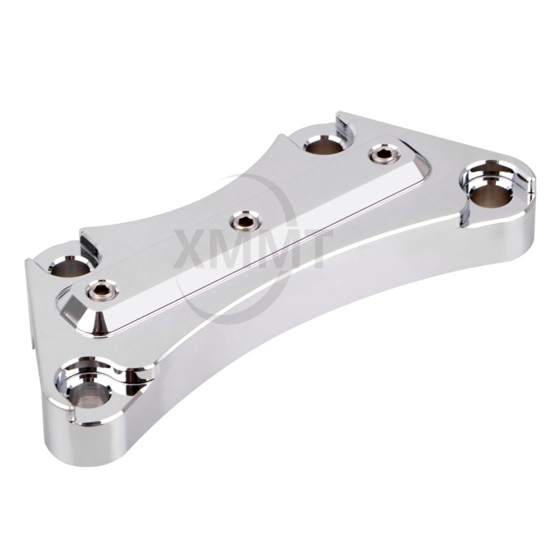 Unbranded US Chrome 1" Handlebar Riser Top Clamp For Harley