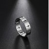 SIPURIS Cross Ring for Men Women Christian Cross Rings Spinner