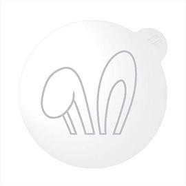 LissieLou Mini Floppy Bunny Ears Cookie Embosser Easter Icing Fondant Stamp - Clear