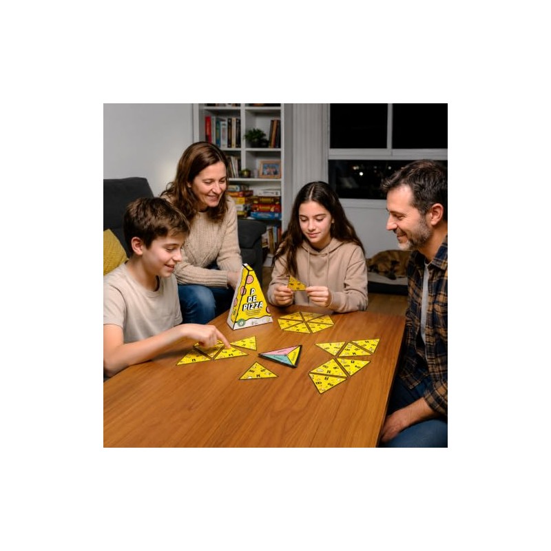 P de Pizza Juego de Cartas para Familia y Amigos