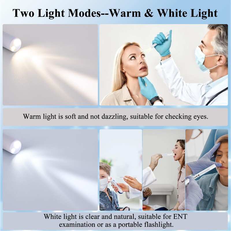 CAVN Rechargeable Pen Light with Pupil Gauge LED Penlights for
