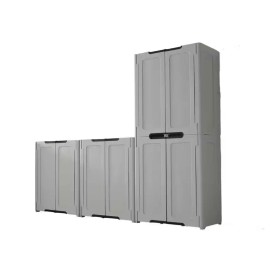 HDX Freestanding Garage Base Cabinet in Light Grey (30 in. W x 36 in. H x 19 in