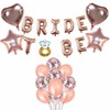 Bachelorette Rose Gold Balloons Bride To Be Party Decorations with