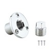 Stainless Steel Boat Garboard Drain Plug Fits 1" Hole