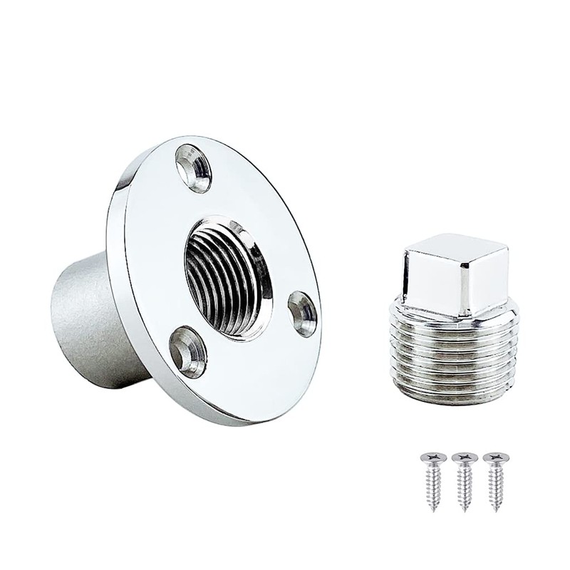 Stainless Steel Boat Garboard Drain Plug Fits 1" Hole