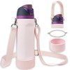 Silicone Boot Set for Cute Owala Water Bottle 32 oz