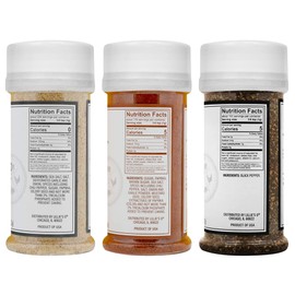 Lillie’s Q - Rub Trio, BBQ Rub Sampler, Barbeque Rubs & Spices, Rub Seasoning Set Includes Carolina Dirt (6 oz), Q-Rub (7.9 oz), & Brisket Pepper (3.6 oz) | 3-Pack