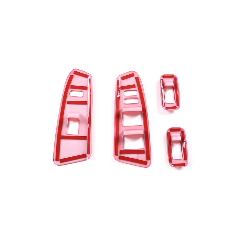 ABS Car Look Interior Door armrest Window Switch Panel Cover